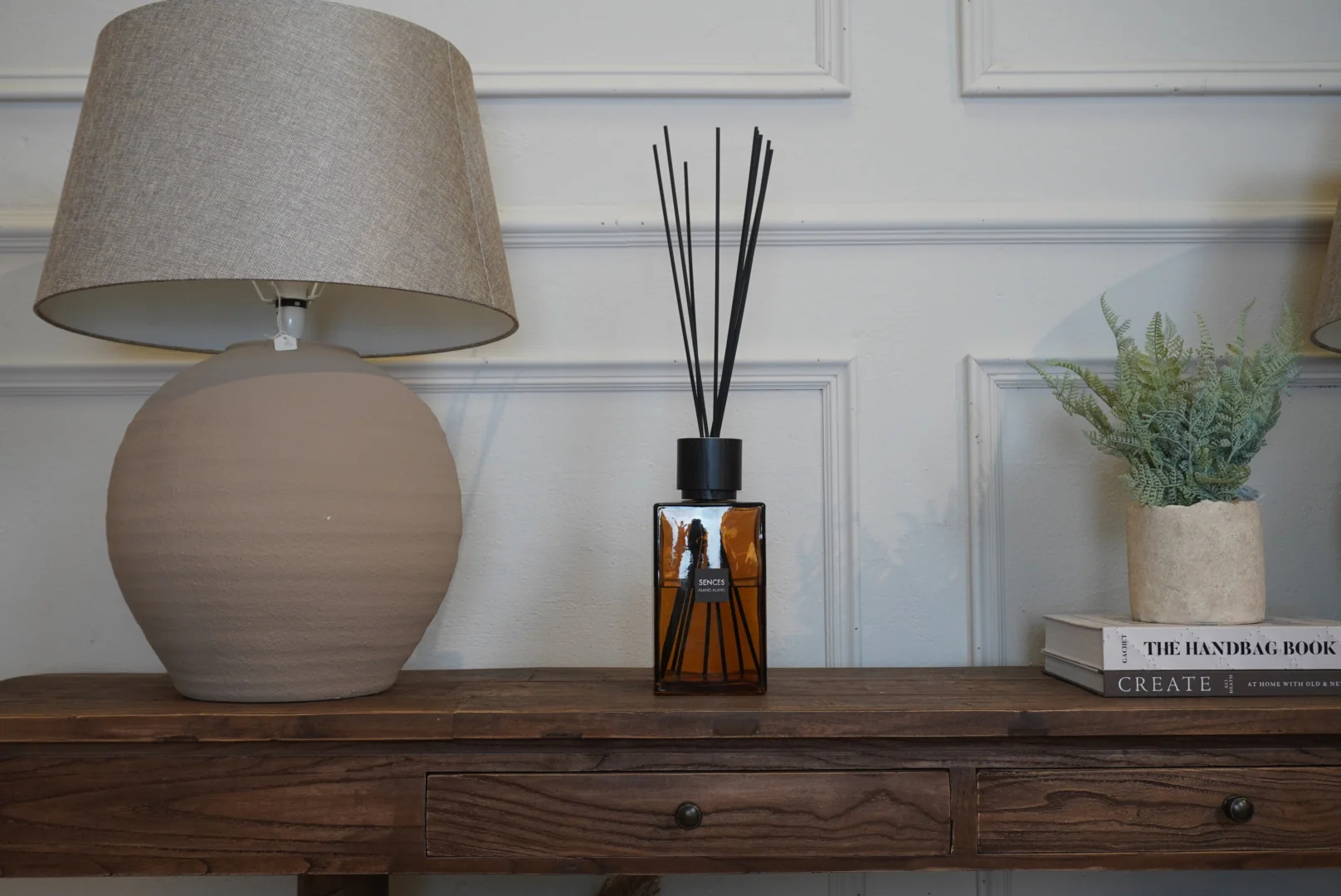 Almond Table Lamp With Shade - Image 3