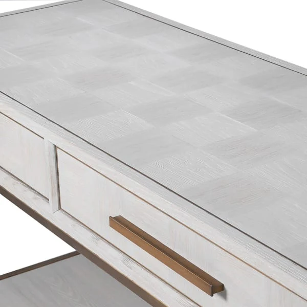 Como Squares 3 Drawer Console Table with Shelf - Image 4