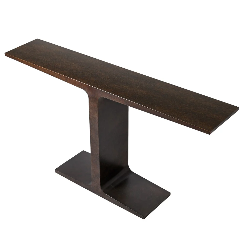 Brown Anvil Console Table - Image 3