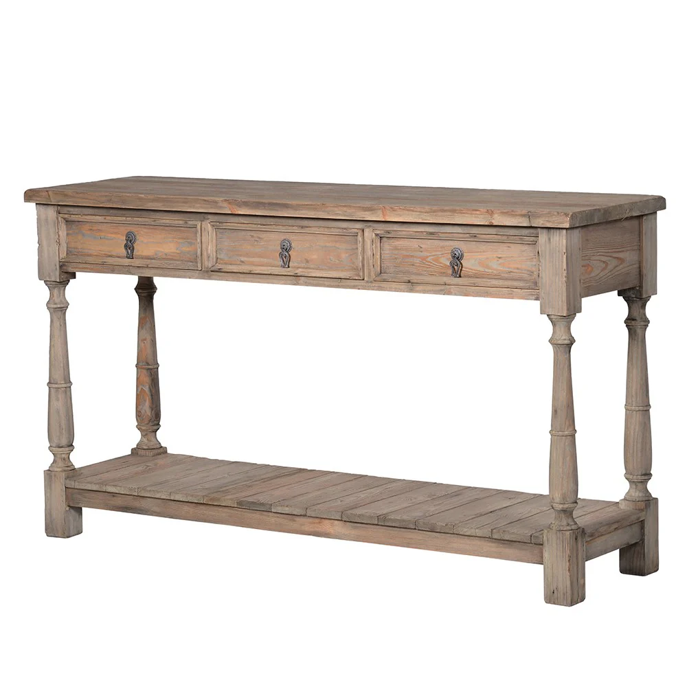 Normandy 3 Drawer Console Table - Image 6