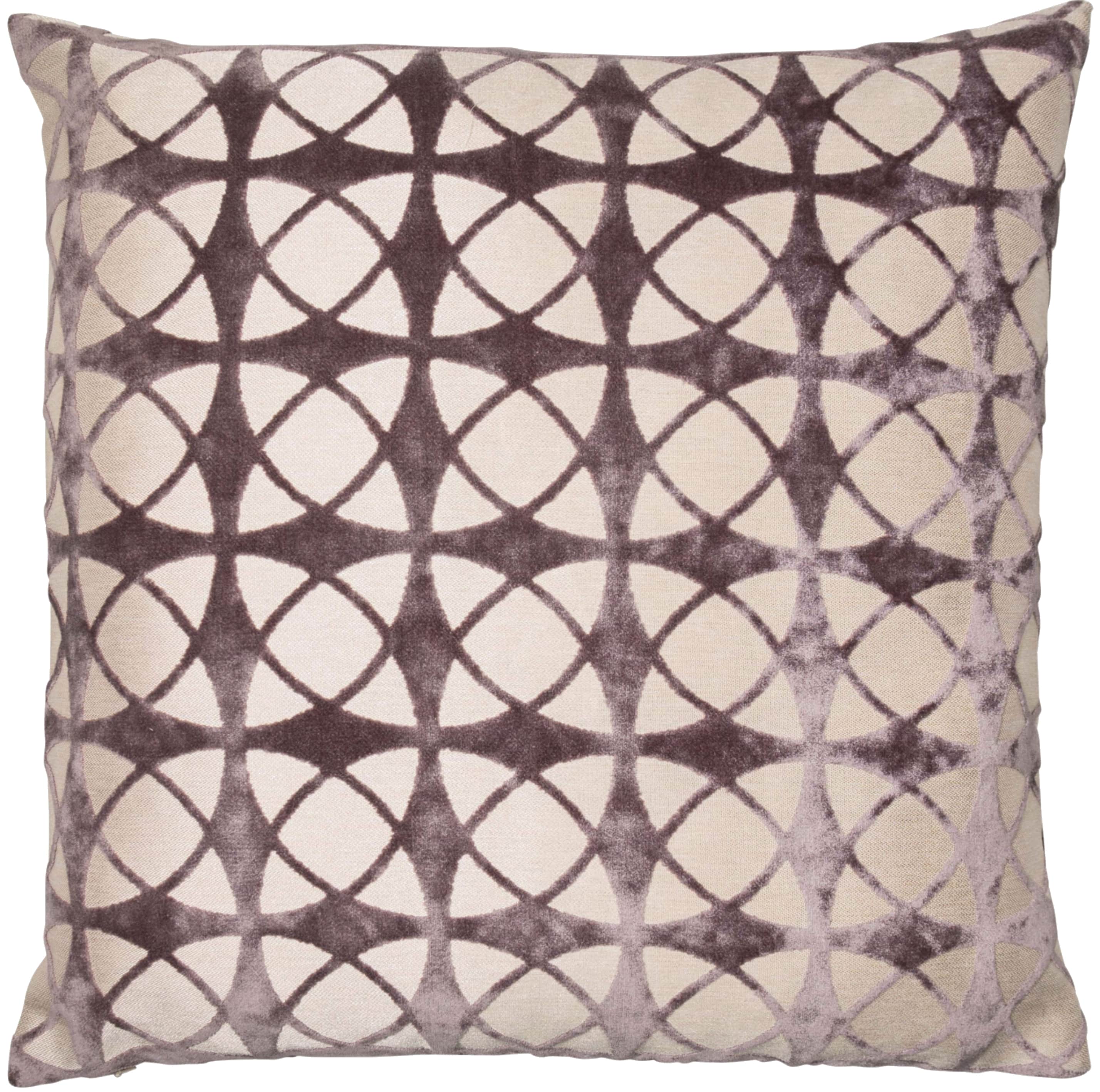 Cut Velvet Spiral Grey Cushion