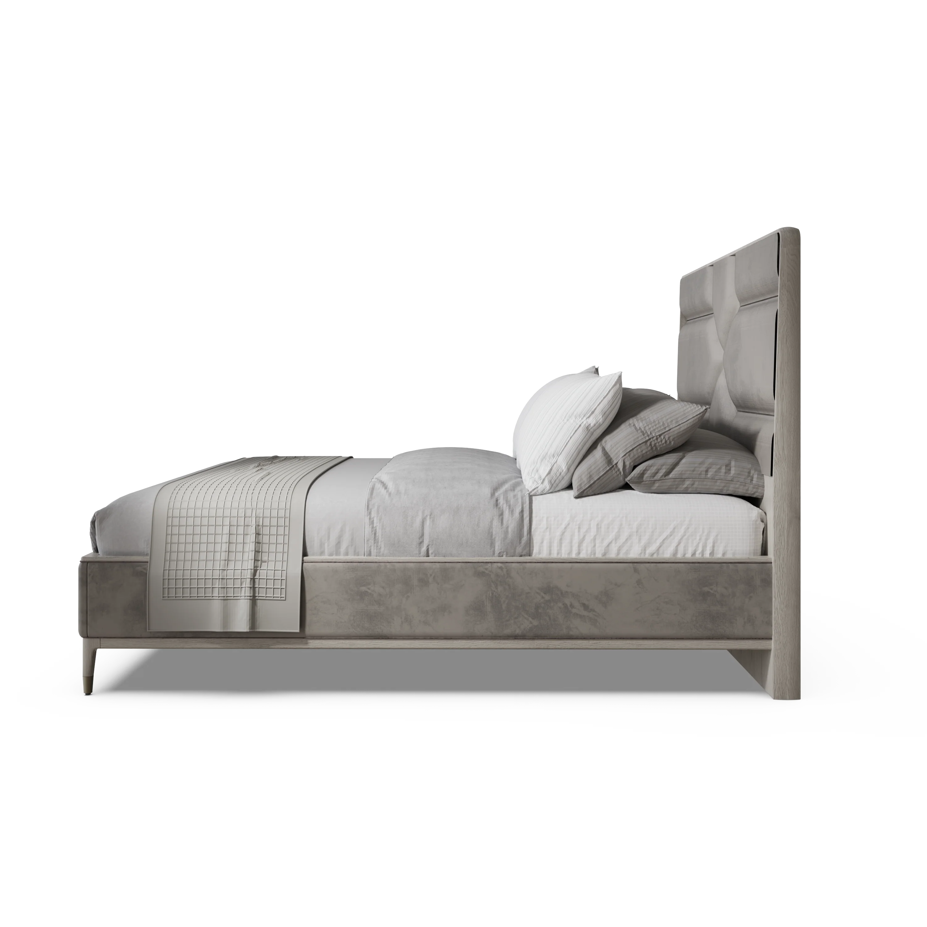 Diletta Stone Kingsize Bedframe - Image 4