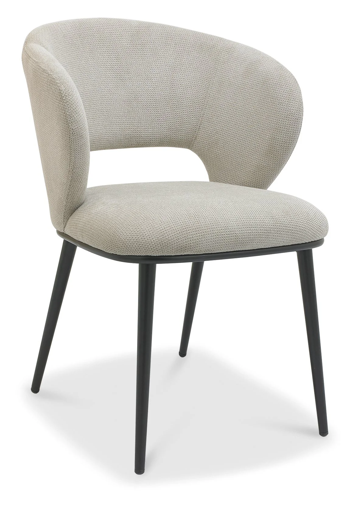 Genoa Beige Fabric Dining Chair - Image 2