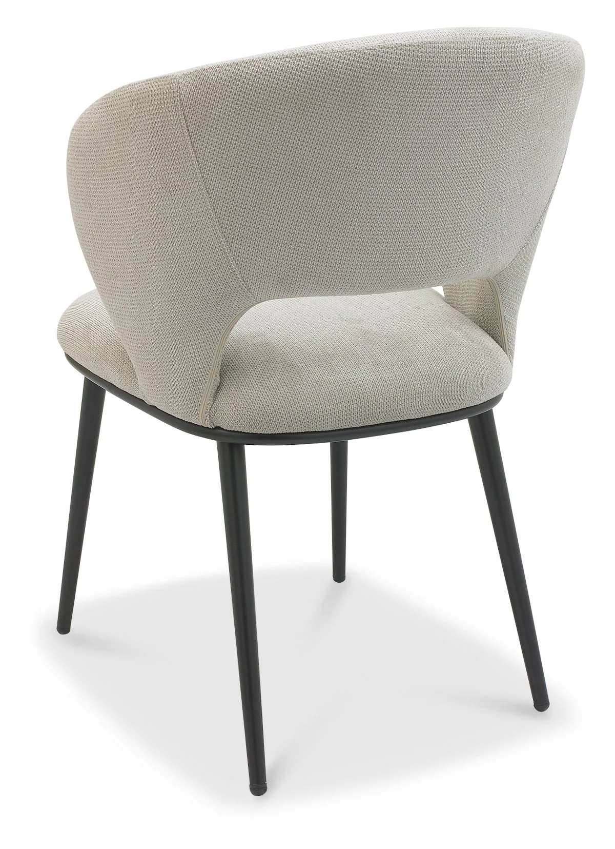 Genoa Beige Fabric Dining Chair - Image 4