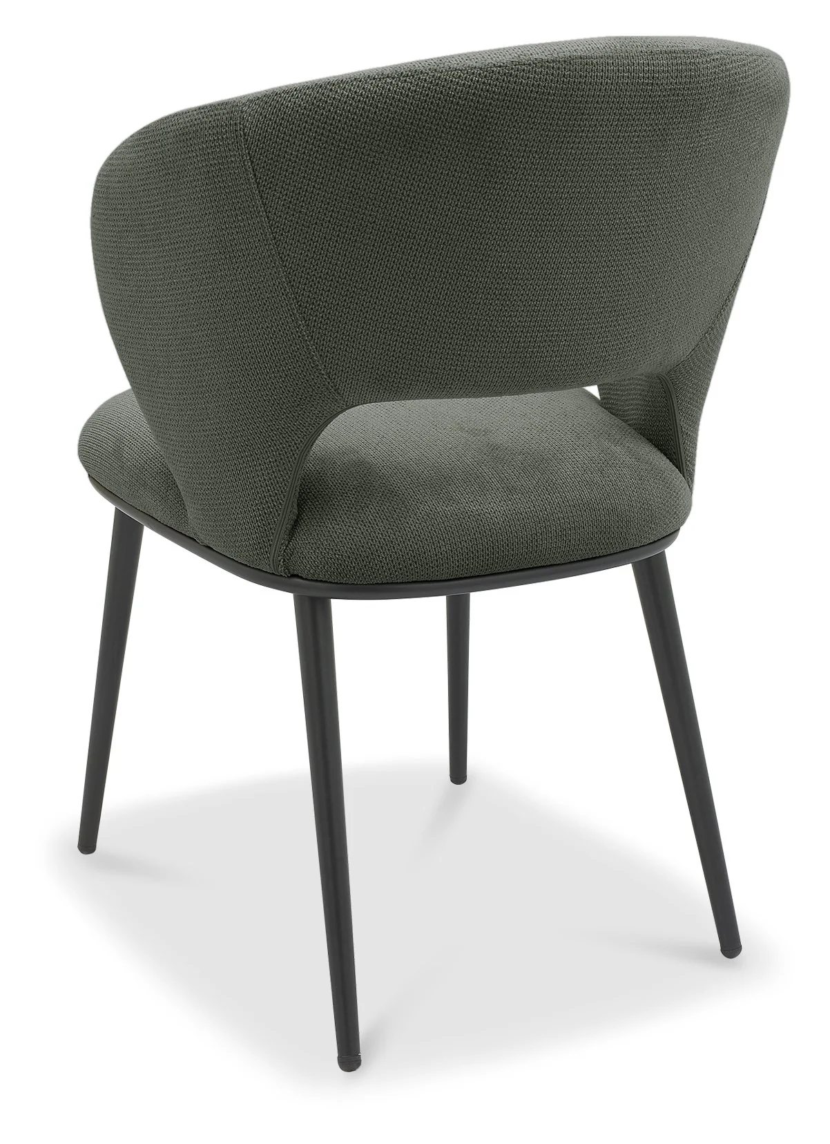 Genoa Green Fabric Dining Chair - Image 4