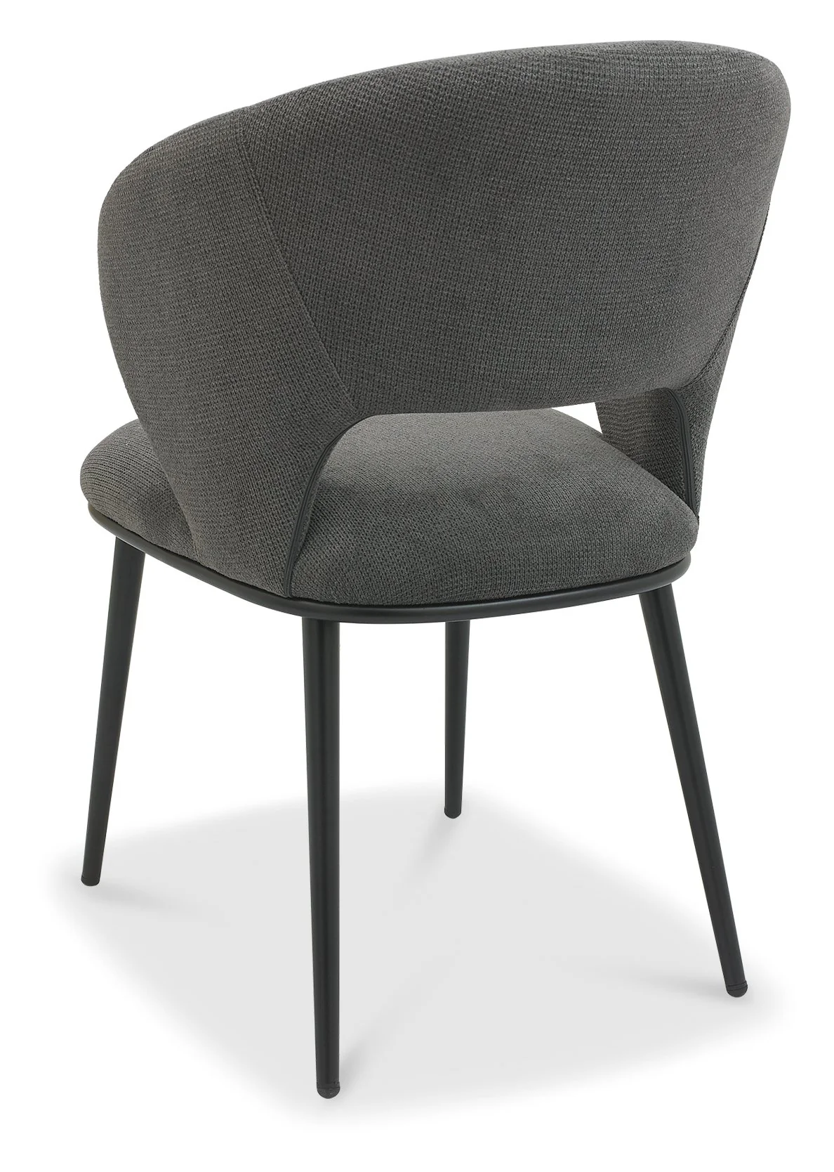 Genoa Grey Fabric Dining Chair - Image 3