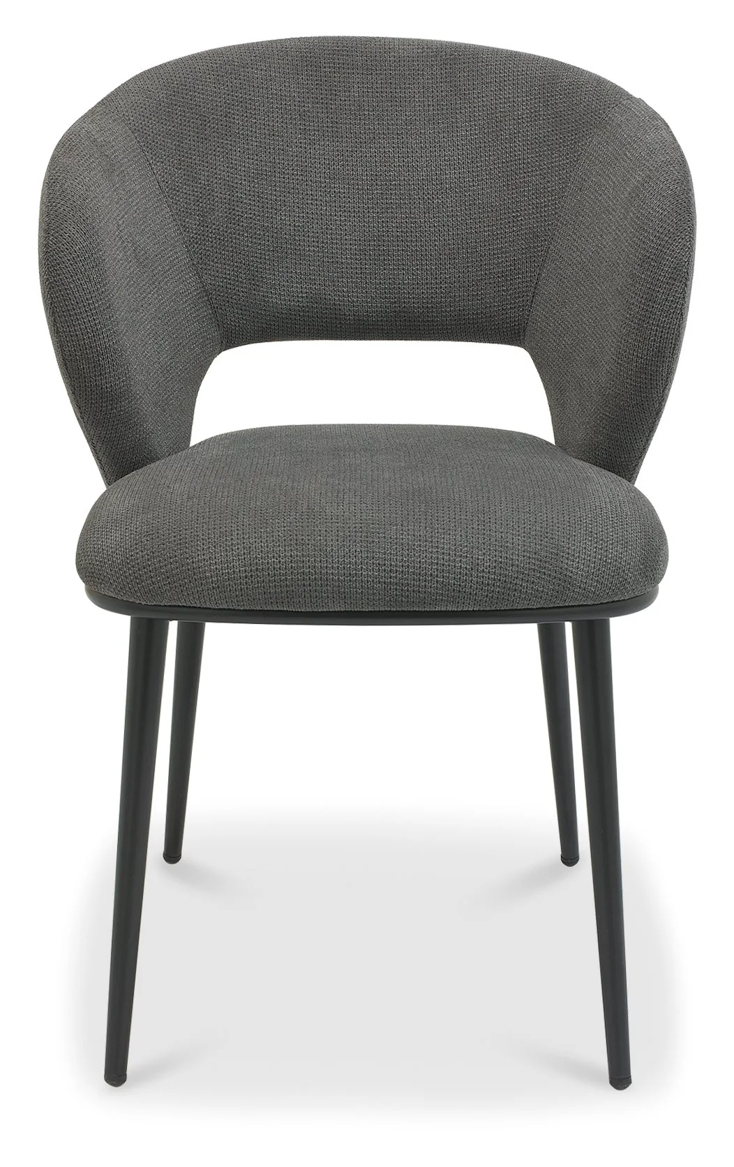 Genoa Grey Fabric Dining Chair - Image 4