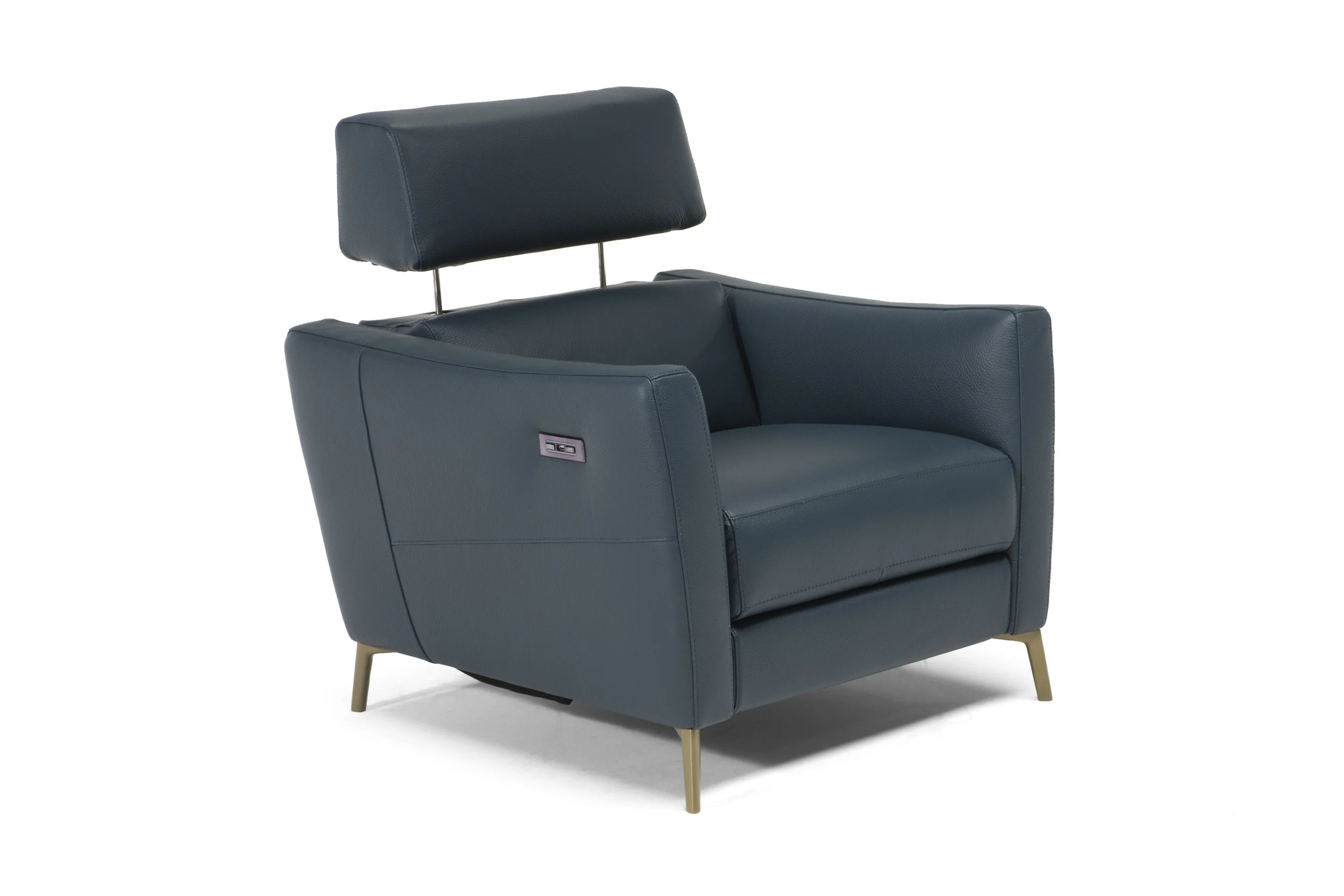 Greg Leather Power Sofa - Image 5