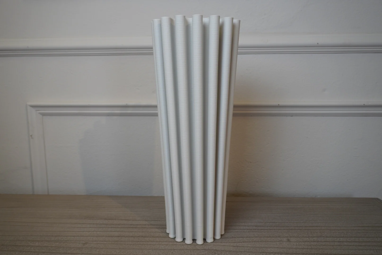 Large White Athena Vase