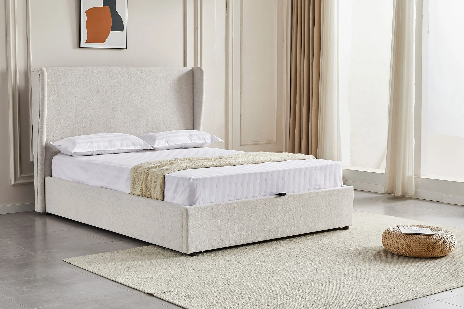 Madrid Kingsize Ottoman Bedframe
