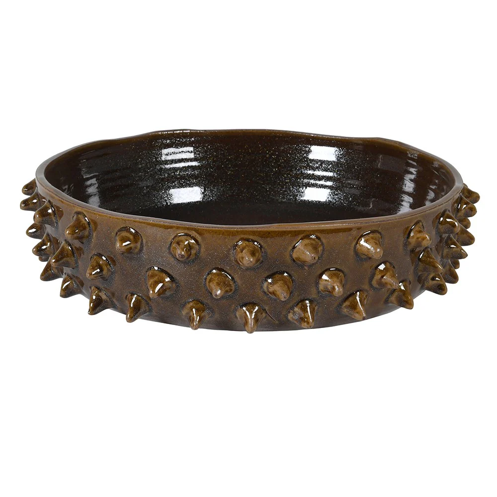 Mahogany Terracotta Spike Bowl