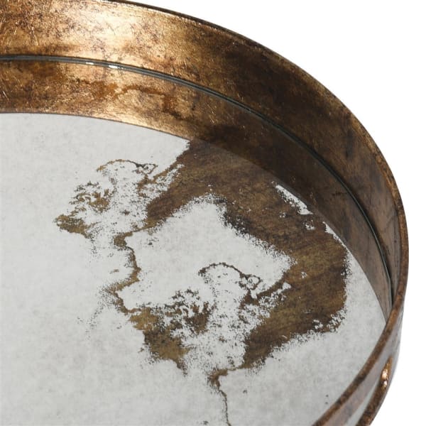 Marble Effect Mirror Tray - Image 2