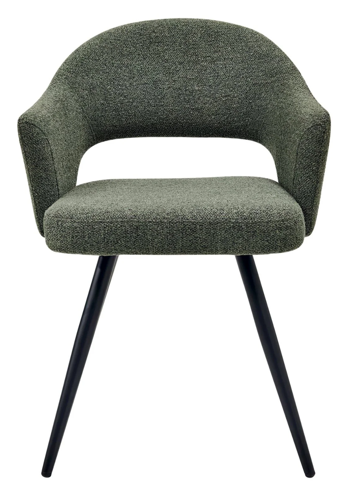 Modena Green Boucle Dining Chair