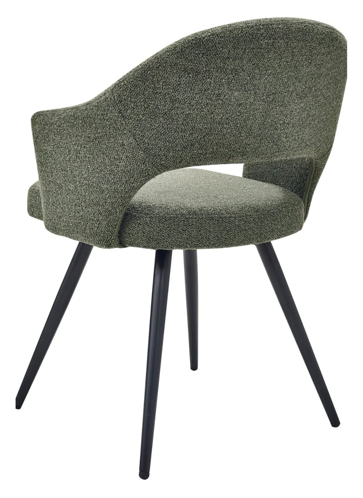 Modena Green Boucle Dining Chair - Image 3