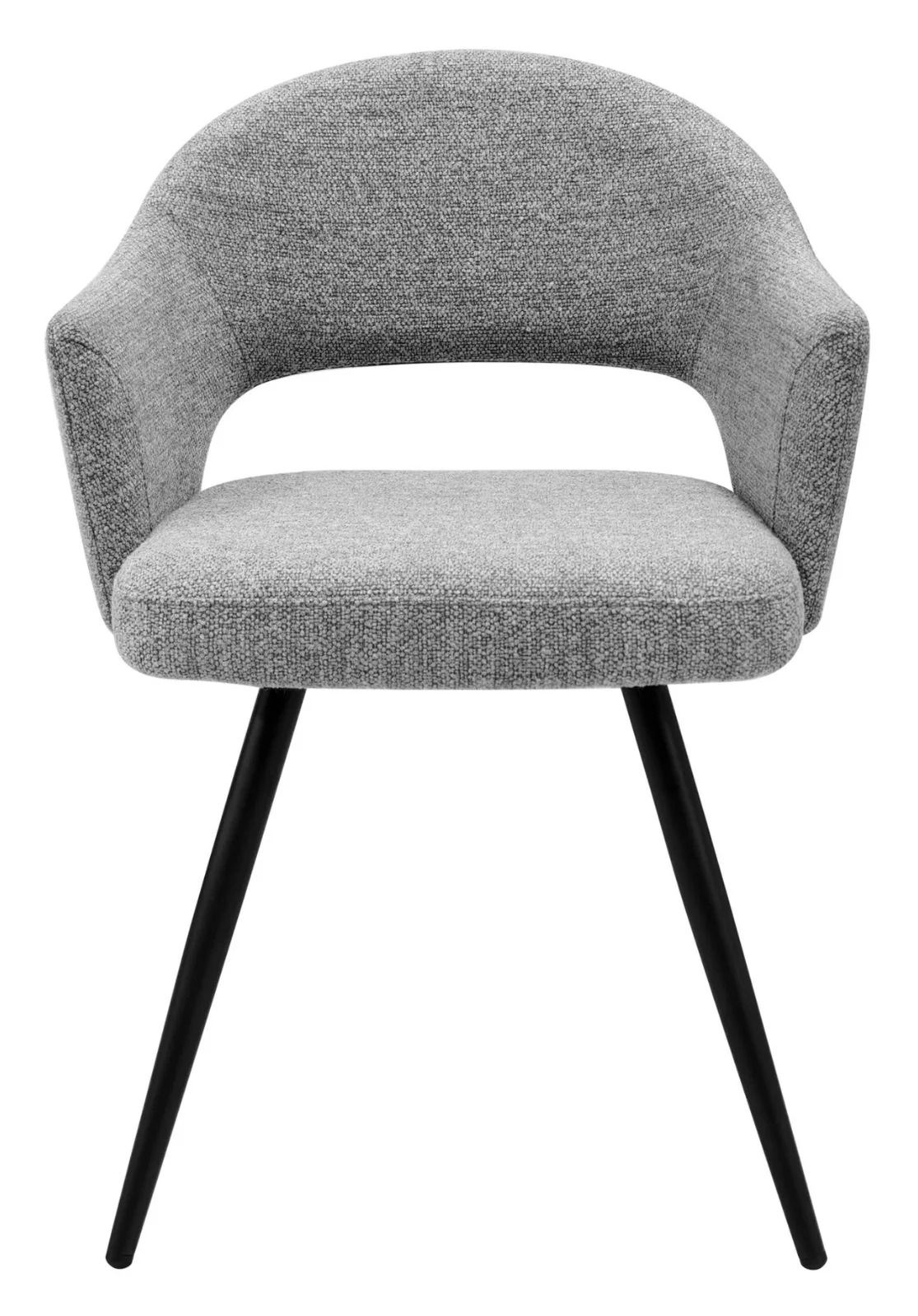 Modena Grey Fabric Dining Chair - Image 2