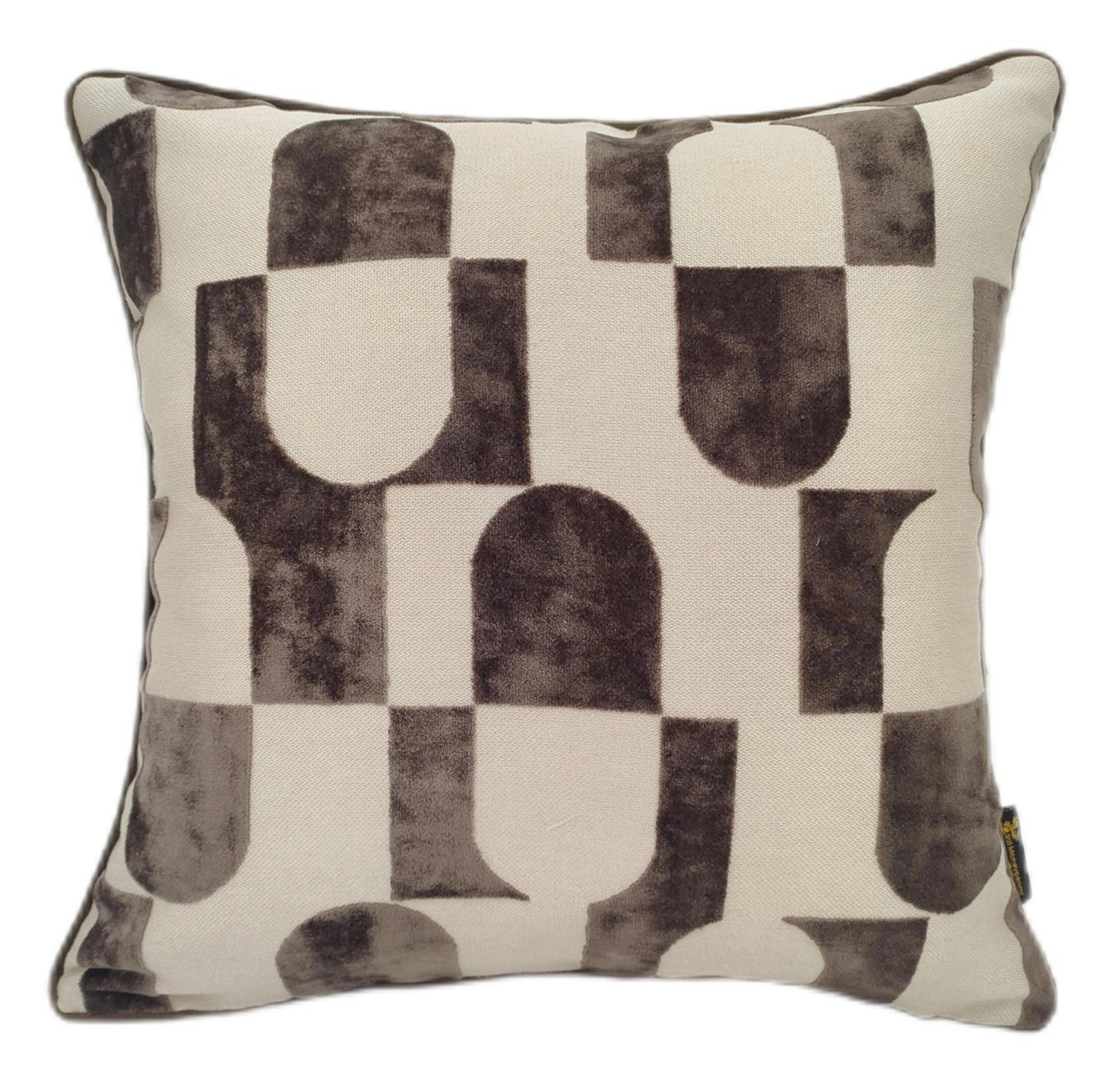 Paul Moneypenny Chocolate Cushion
