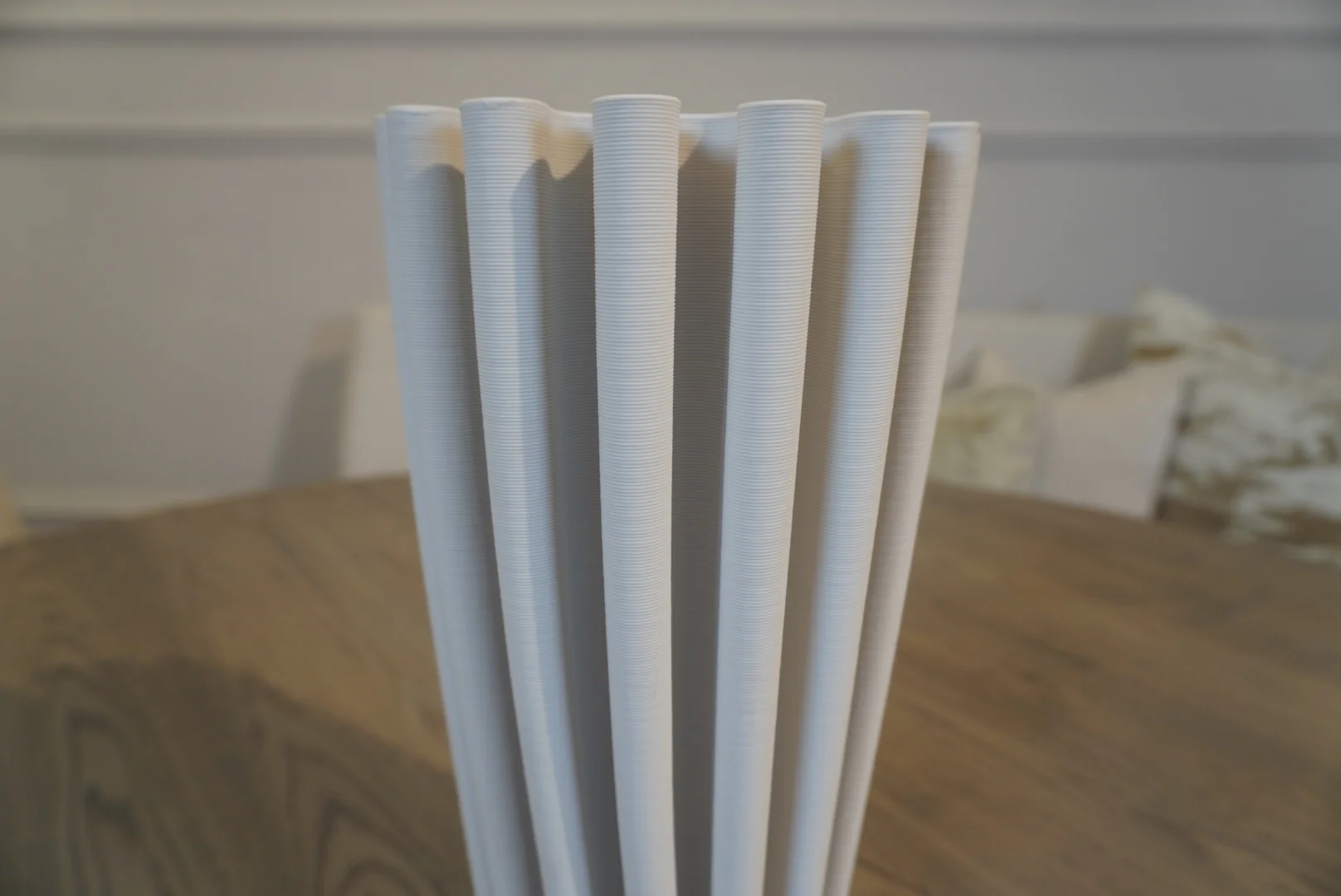 Small White Athena Vase - Image 3