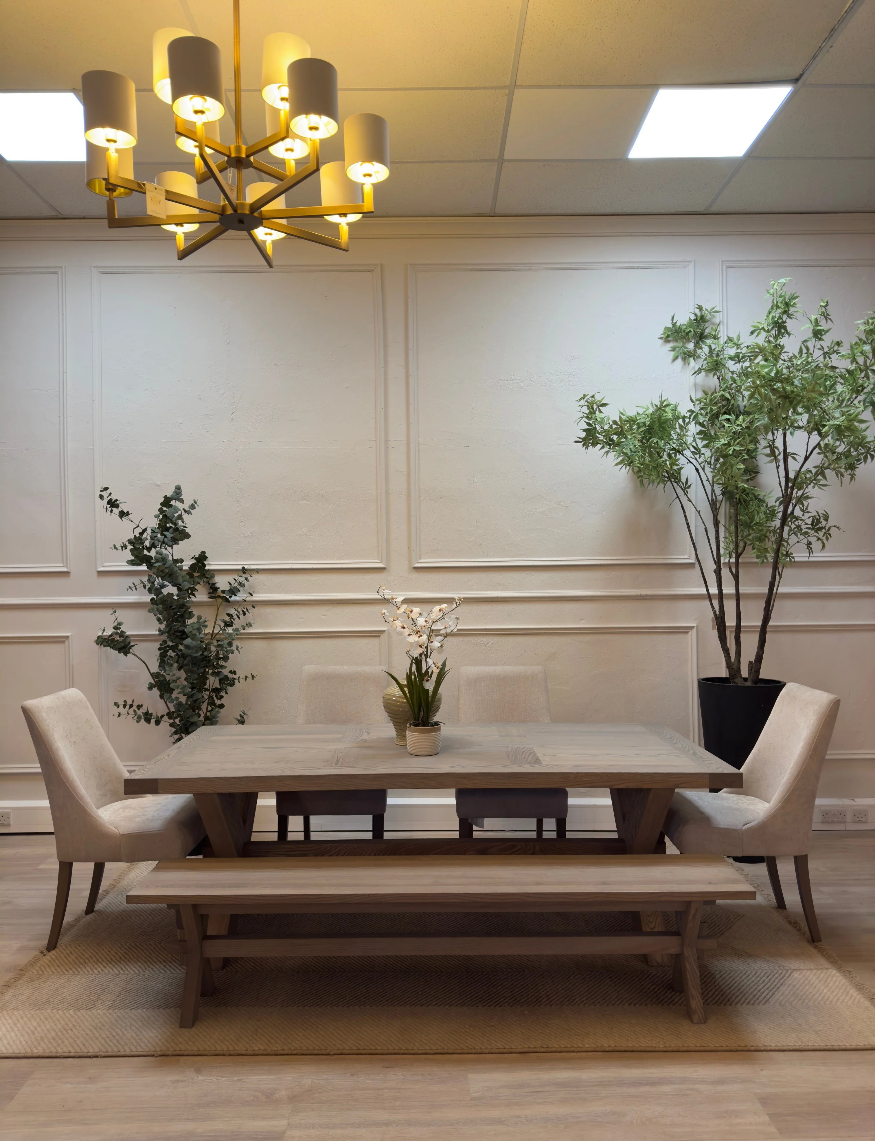 Ancona 2.2m dining table - Image 5