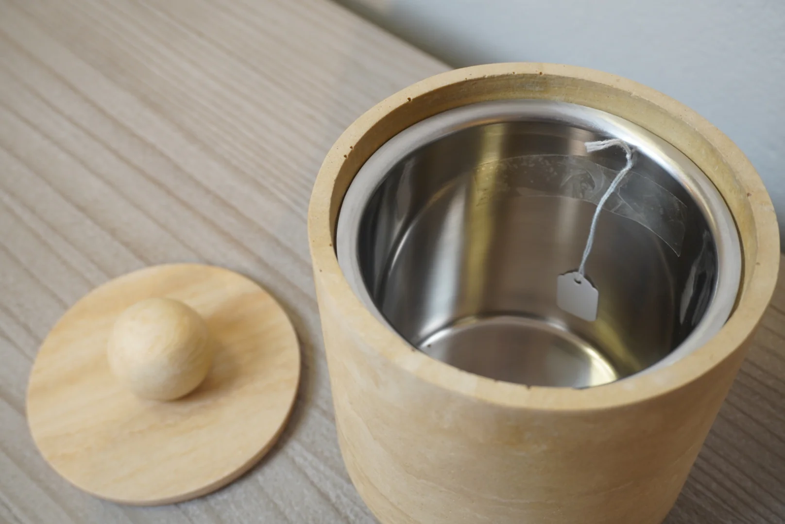 Travertine Effect Ice Bucket - Image 2