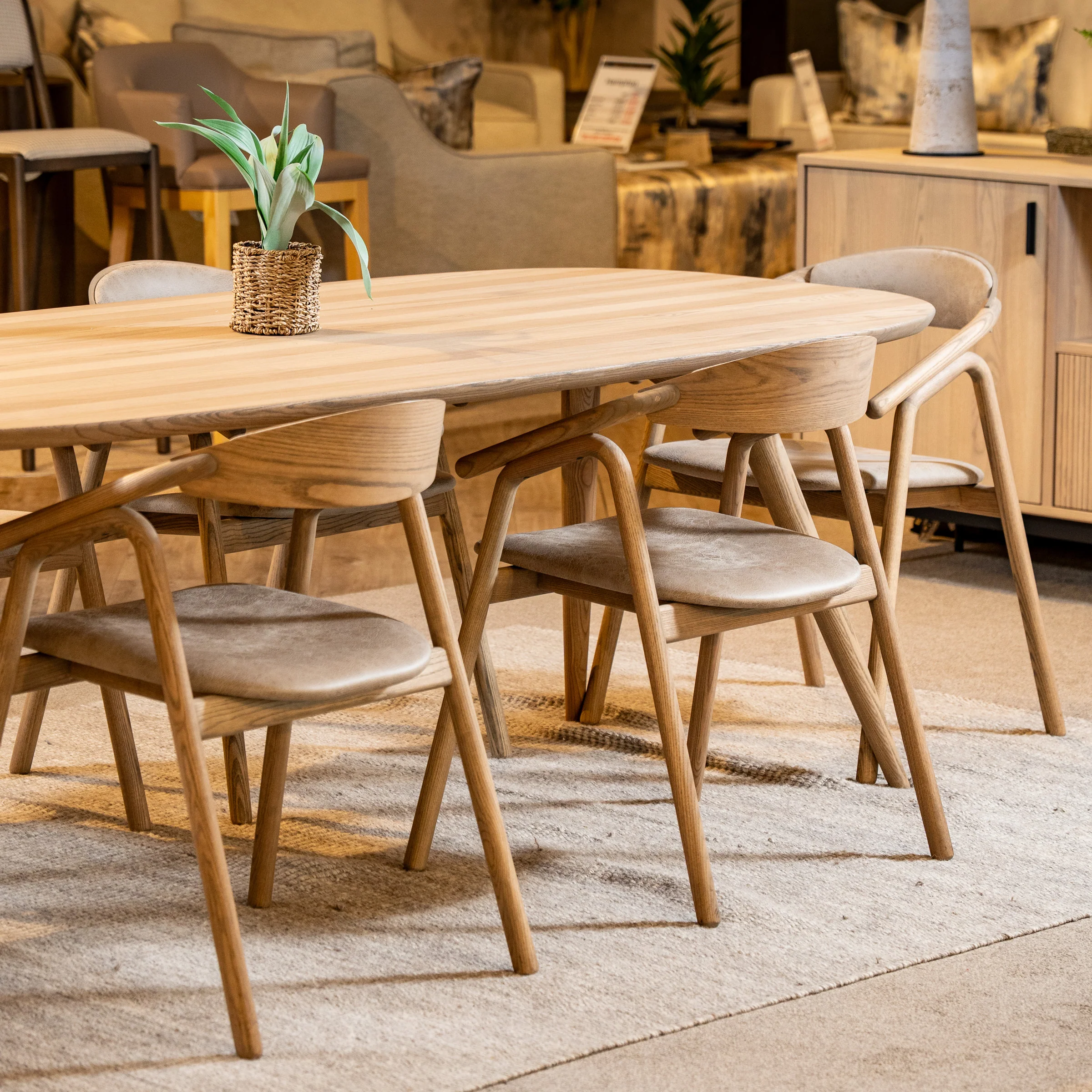 Wave 2.2m Dining Table - Image 2